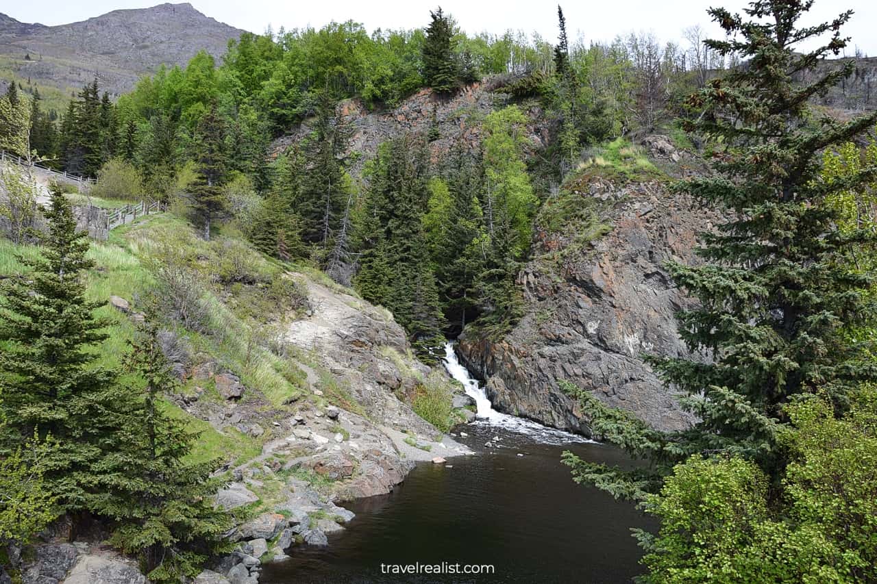 McHugh Creek area in Chugach State Park in Alaska, US