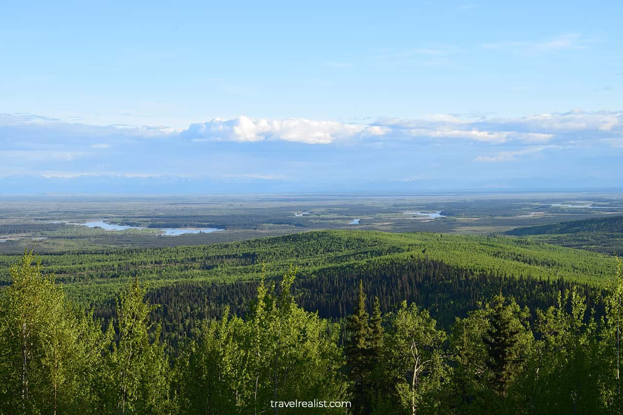 Fairbanks landscapes in Alaska, US