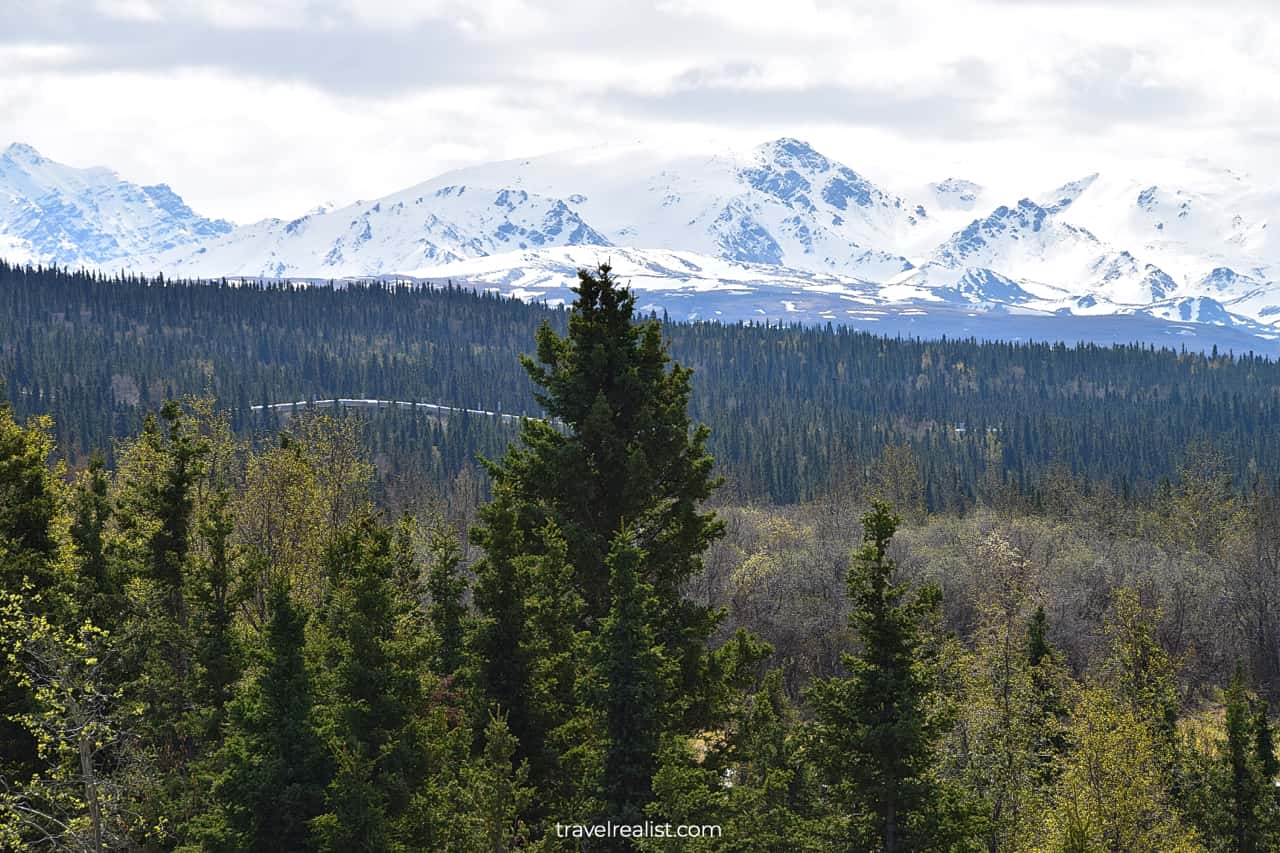 Trans-Alaska Pipeline System near Richardson Highway in Alaska, US