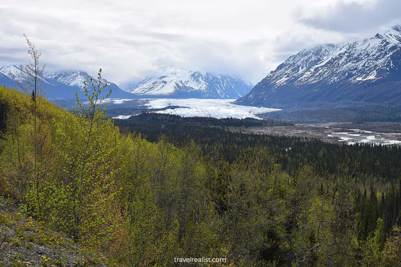 Breathtaking Matanuska Glacier views in Alaska, US