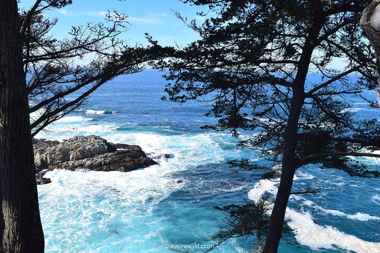 Point Lobos views in Coastal California, US