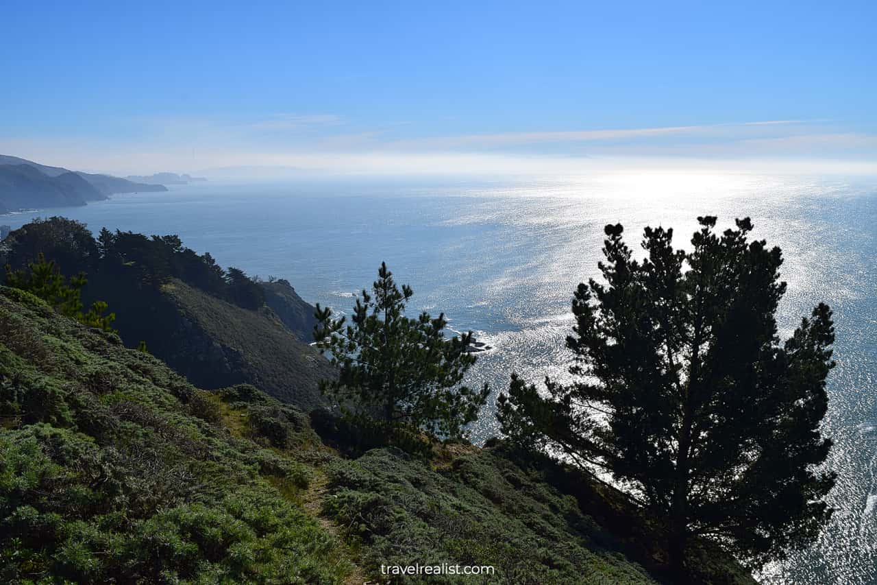 Muir Beach Overlook in Golden Gate National Recreation Area, California, US