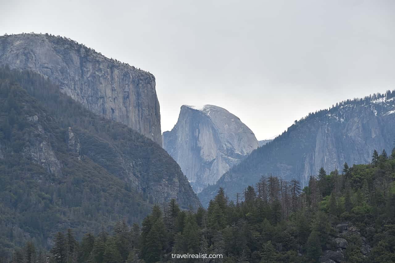 Half Dome Summit in Yosemite National Park, California, US