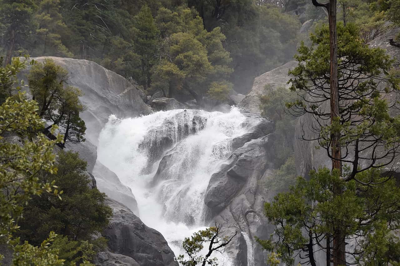 Cascades and Cascade Creek in Yosemite National Park, California, US