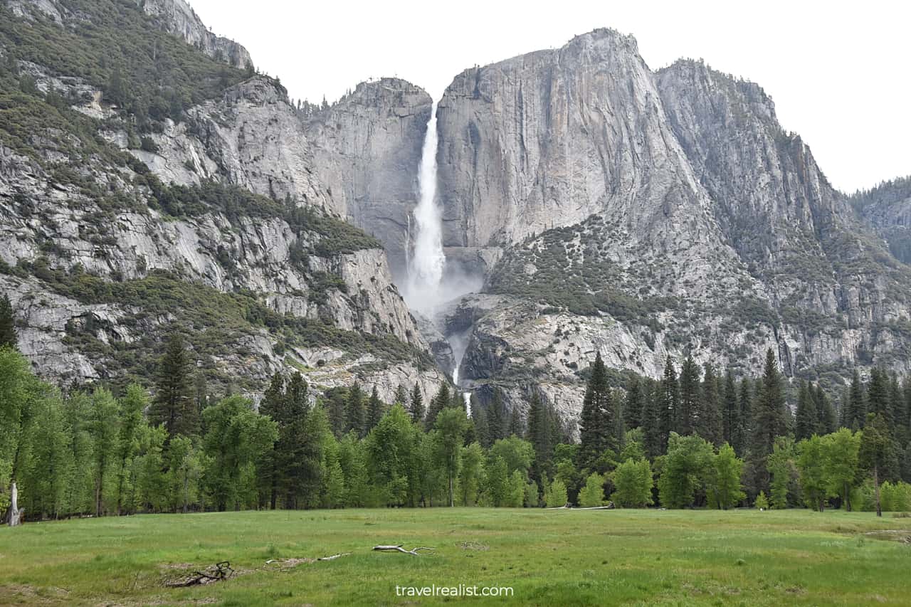 Upper Yosemite Fall in Yosemite National Park, California, US