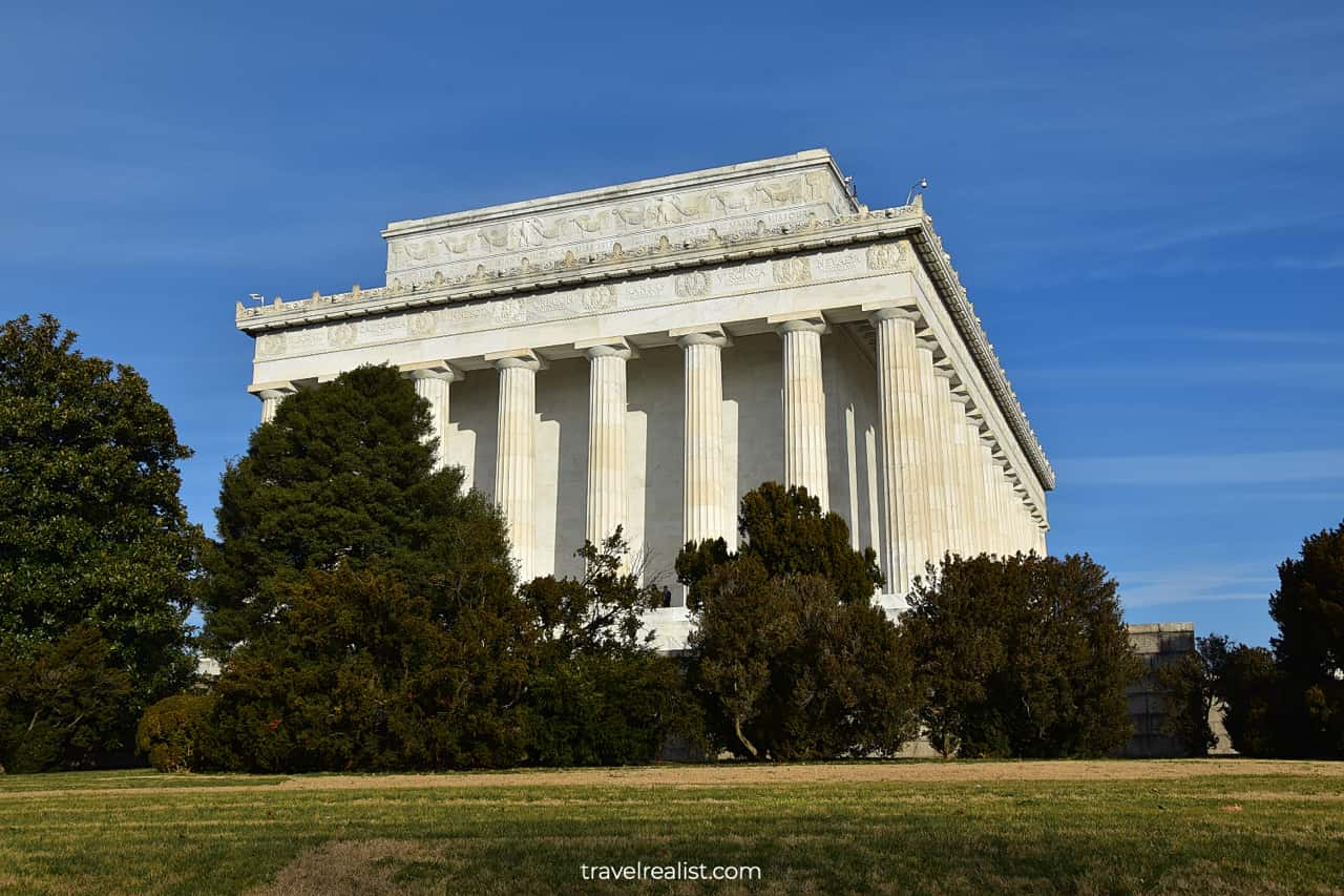 Lincoln Memorial in National Mall, Washington, DC, US