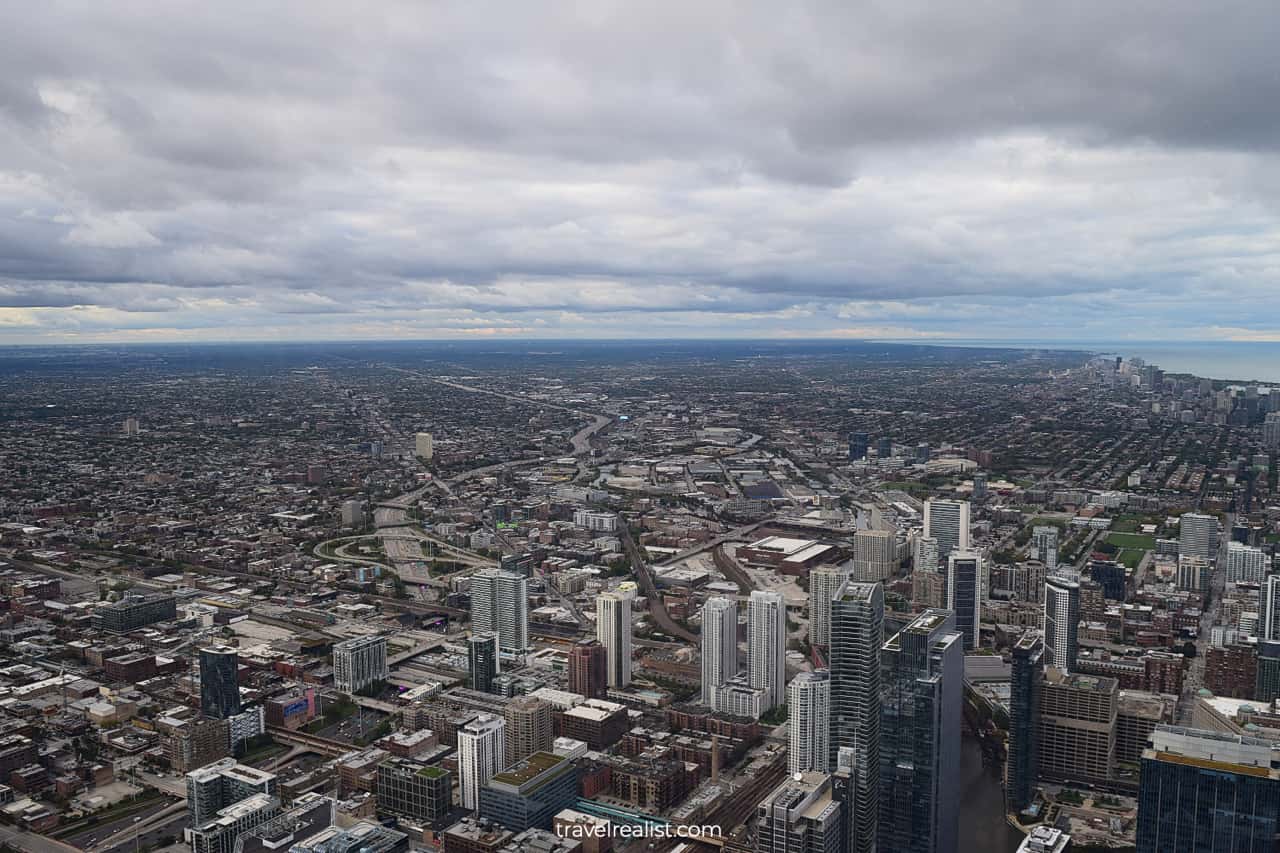 The Ledge at Willis Tower in Chicago, Illinois, US