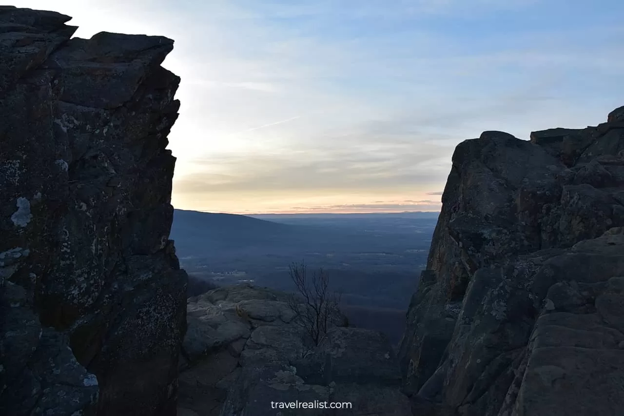 Humpback Rocks on Blue Ridge Parkway in Virginia, US
