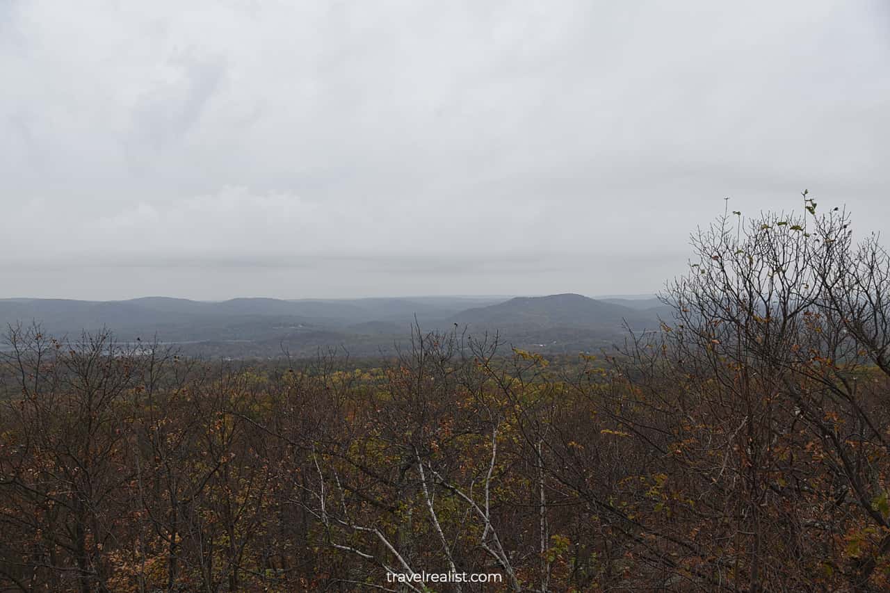 Lookout near Water Tower in Ramapo Mountain State Forest, New Jersey, US