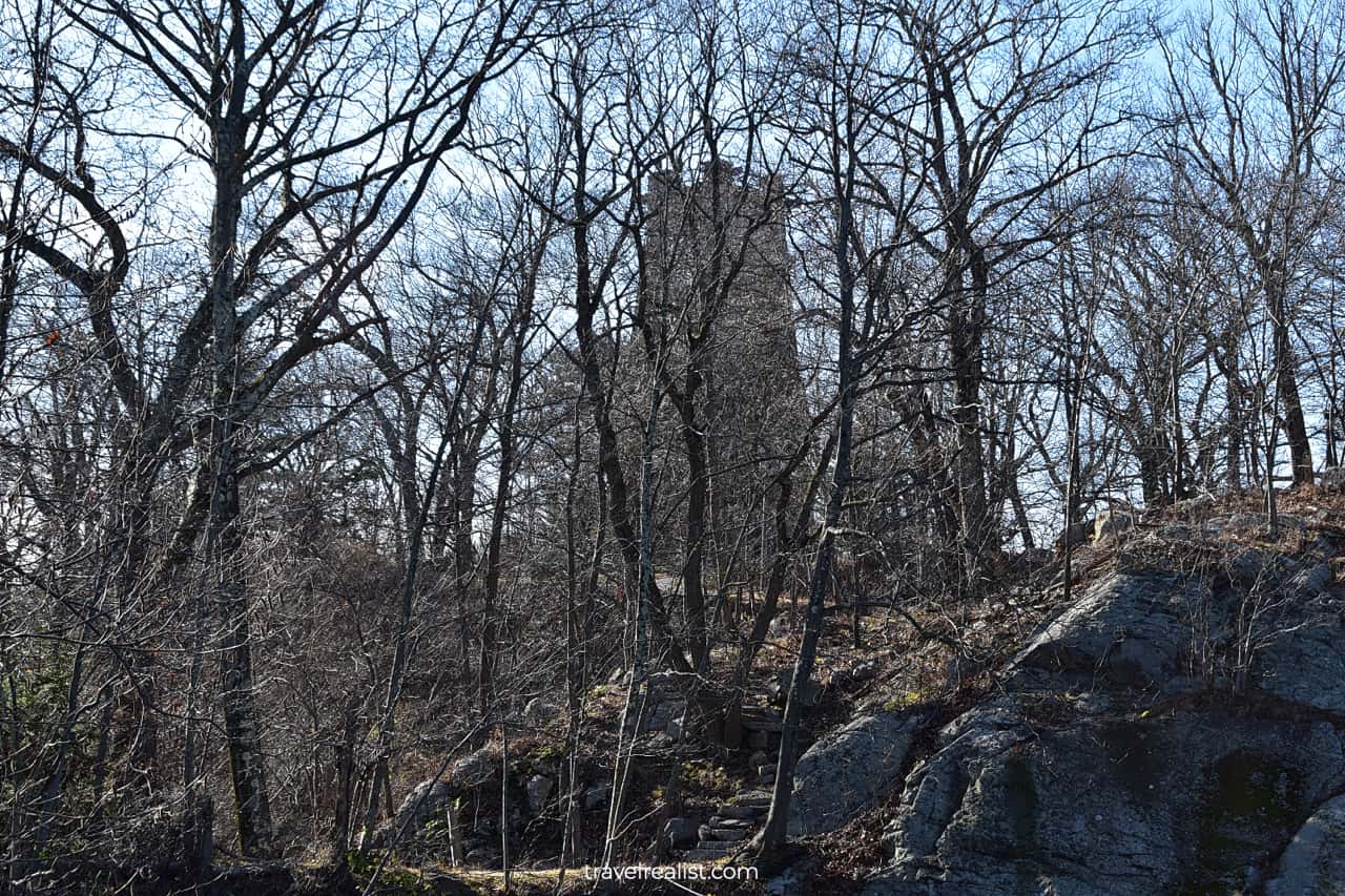 Tower in Ramapo Mountain State Park, New Jersey, US