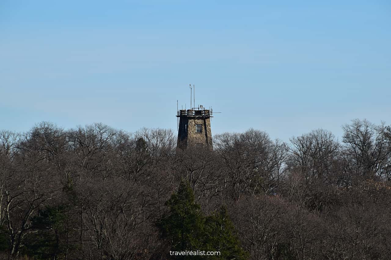 Tower in Ramapo Mountain State Forest, New Jersey, US