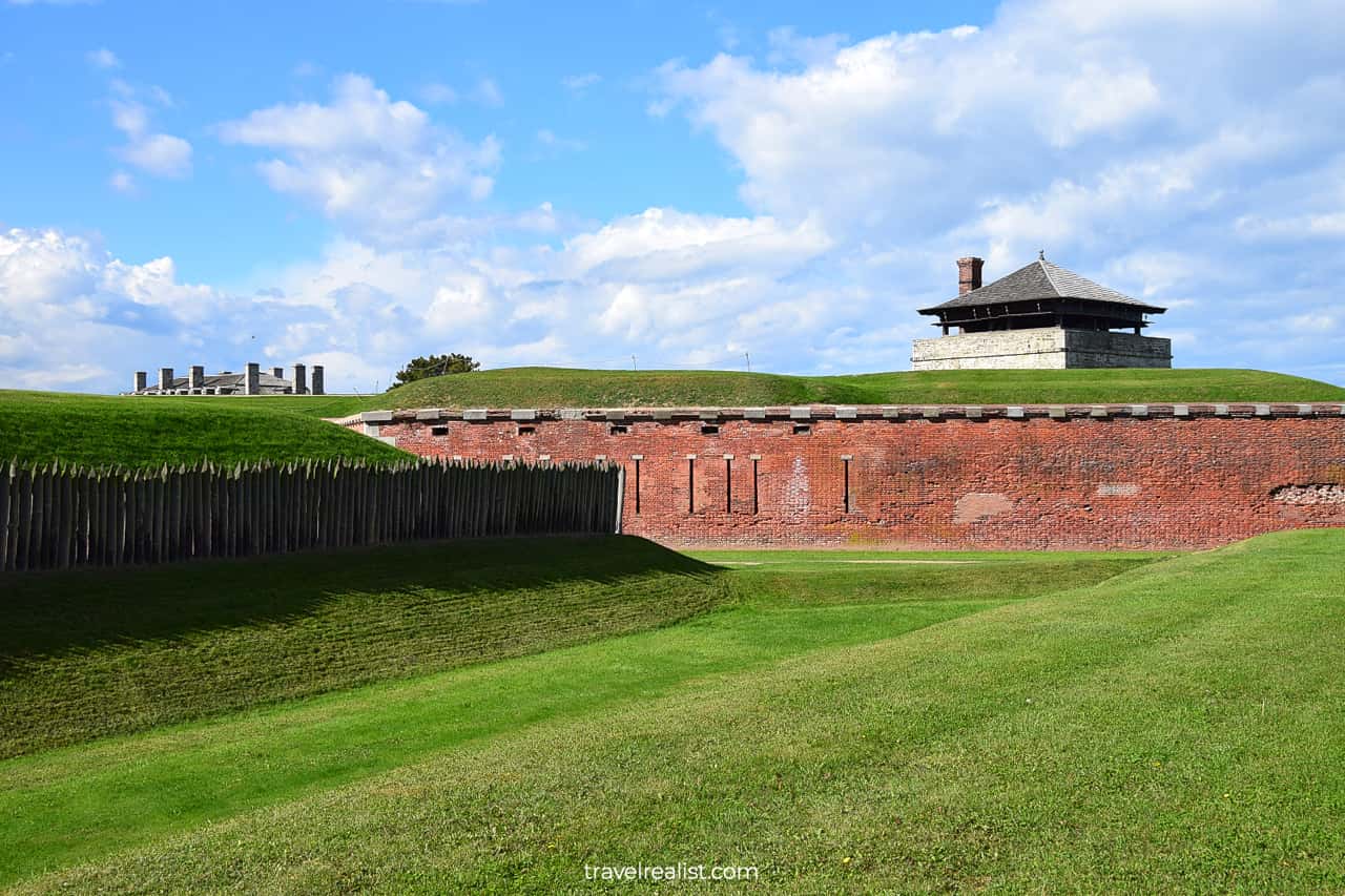 Grounds of Fort Niagara State Park, New York, US