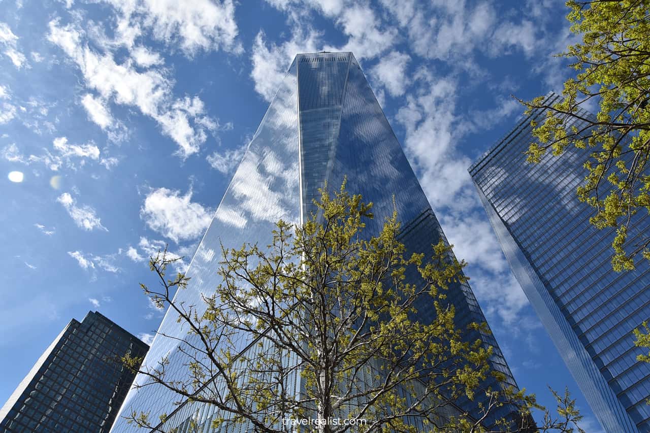 One World Trade Center building in New York City, New York, US