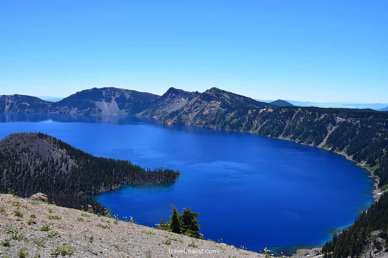 Rim Village view in Crater Lake National Park, Oregon, US