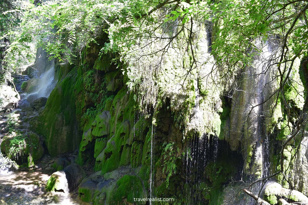 Impressive Gorman Falls in Colorado Bend State Park, Texas, US