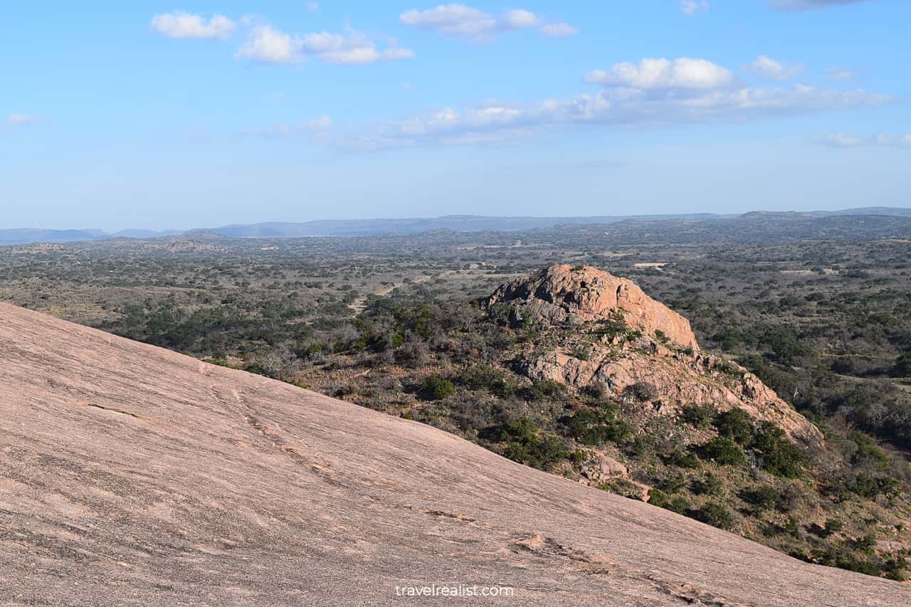 Almost at Summit in Enchanted Rock State Natural Area, Texas, US