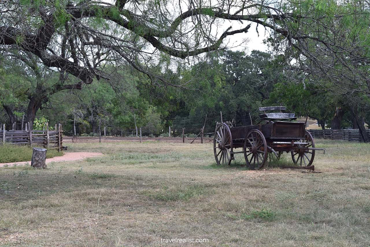 Sauer-Beckmann Living History Farm iin Lyndon B. Johnson State Park & Historic Site, Texas, US