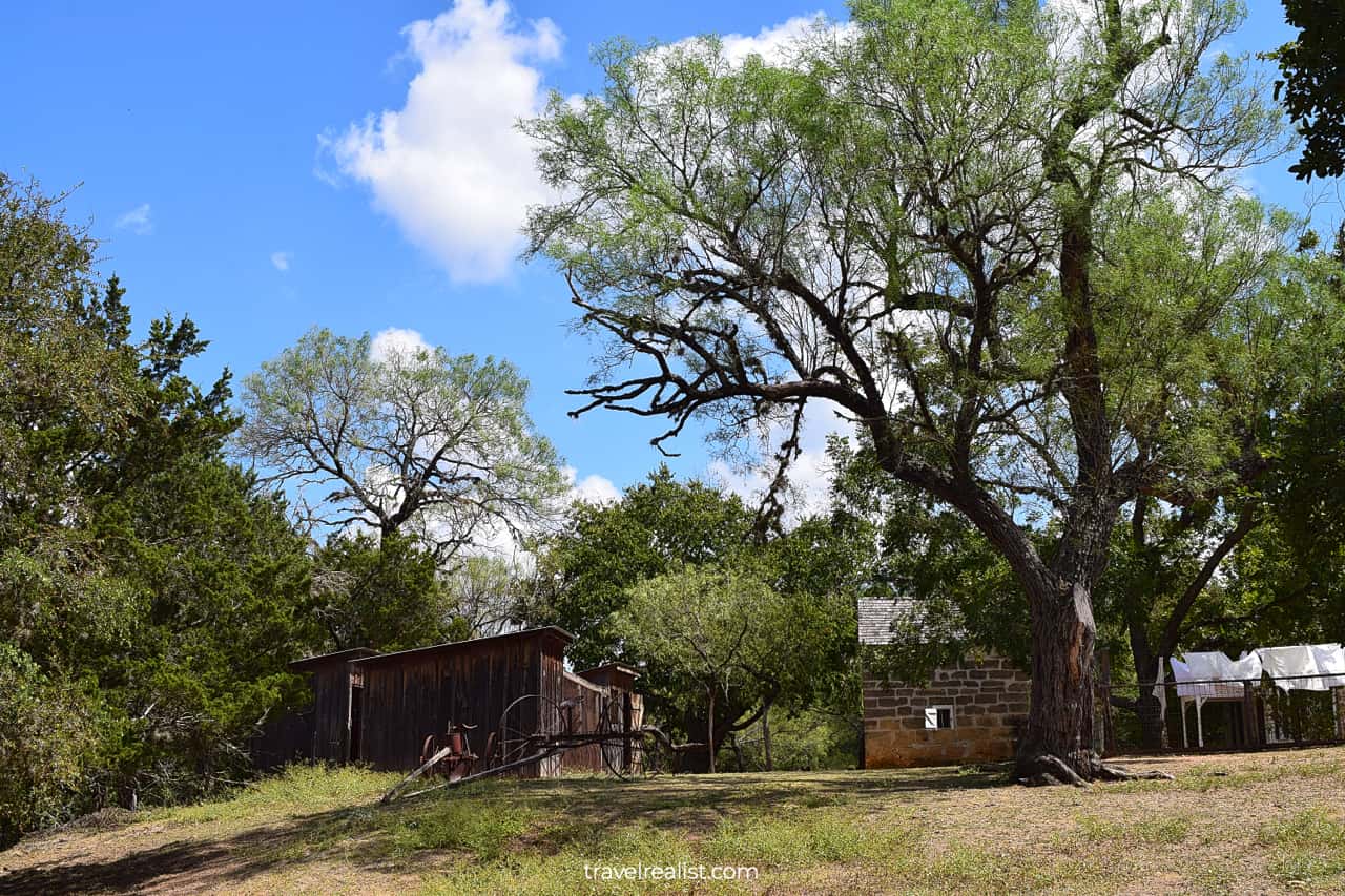Farmhouses in Lyndon B. Johnson State Park & Historic Site, Texas, US