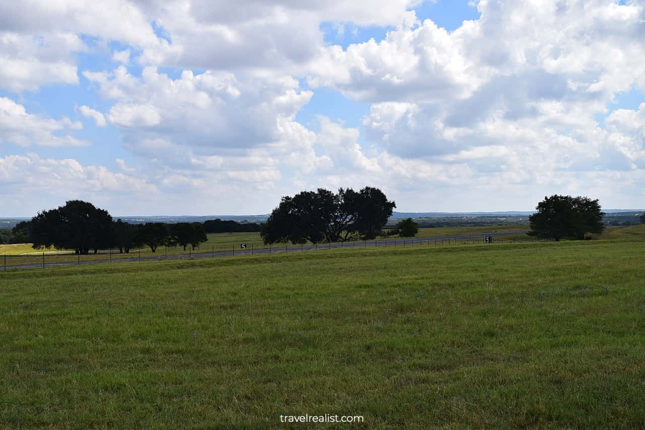 Airstrip near Texas White House in Lyndon B. Johnson National Historical Park, Texas, US