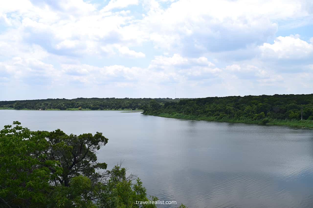 Lake Meridian views in Meridian State Park, Texas, US