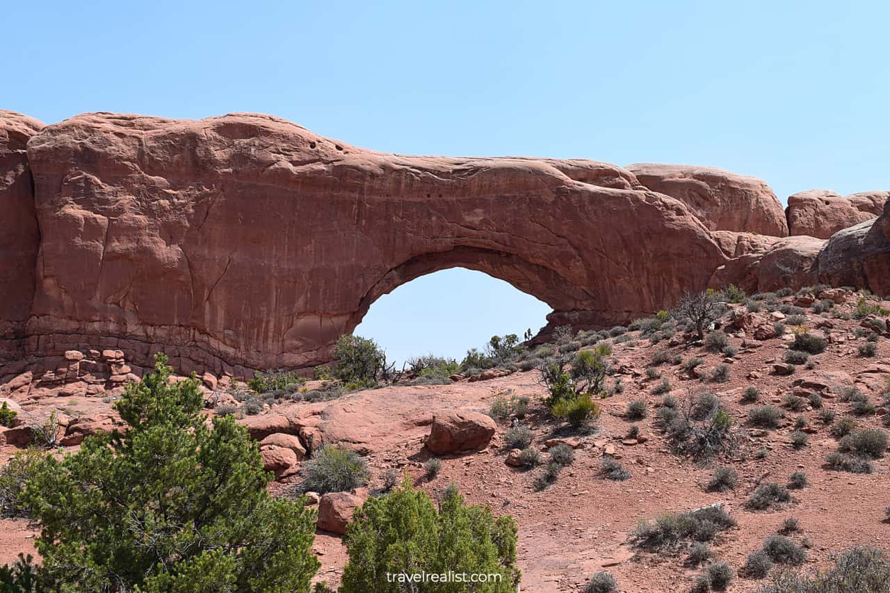 North Window in Arches National Park, Utah, US