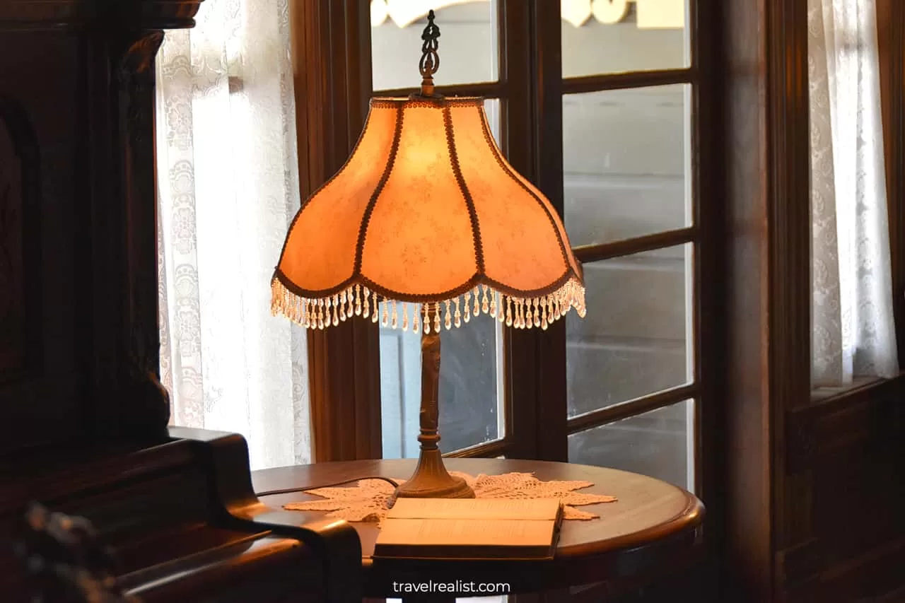 Exquisite Lamp in Winchester Mystery House in San Jose, California, US