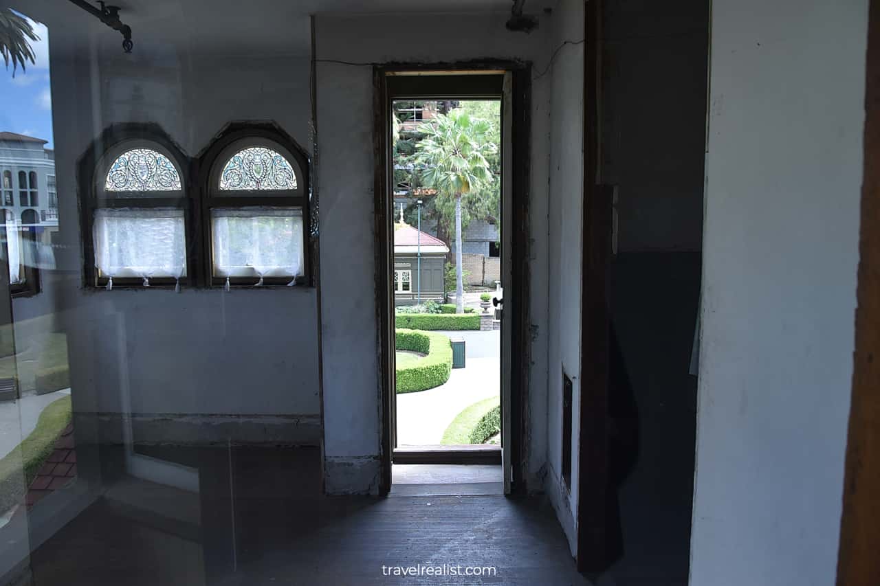 Door to Nowhere in Winchester Mystery House in San Jose, California, US