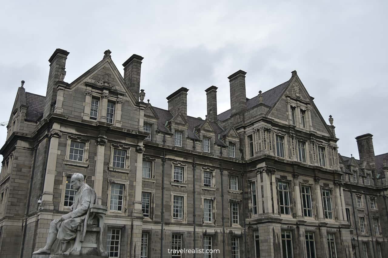 Provost State and Graduates Memorial Building at Trinity College Dublin in Ireland
