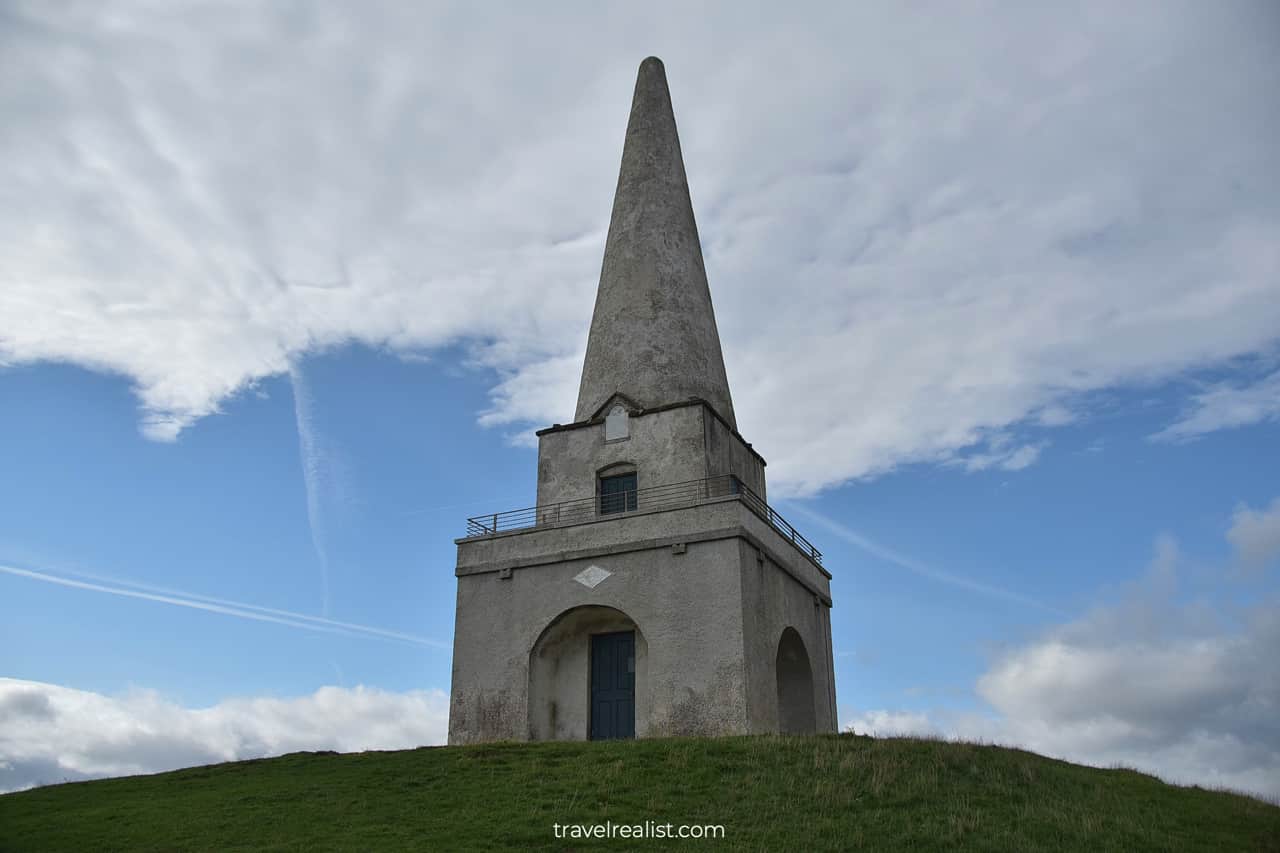 The Obelisk in Killiney Hill Park in Dublin, Ireland