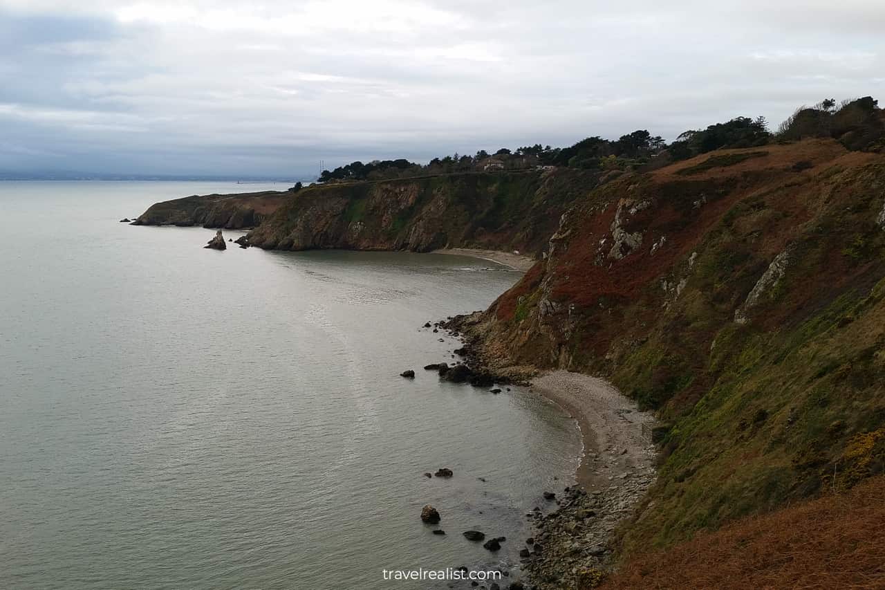 Doldrum Bay close up views in Howth, Ireland