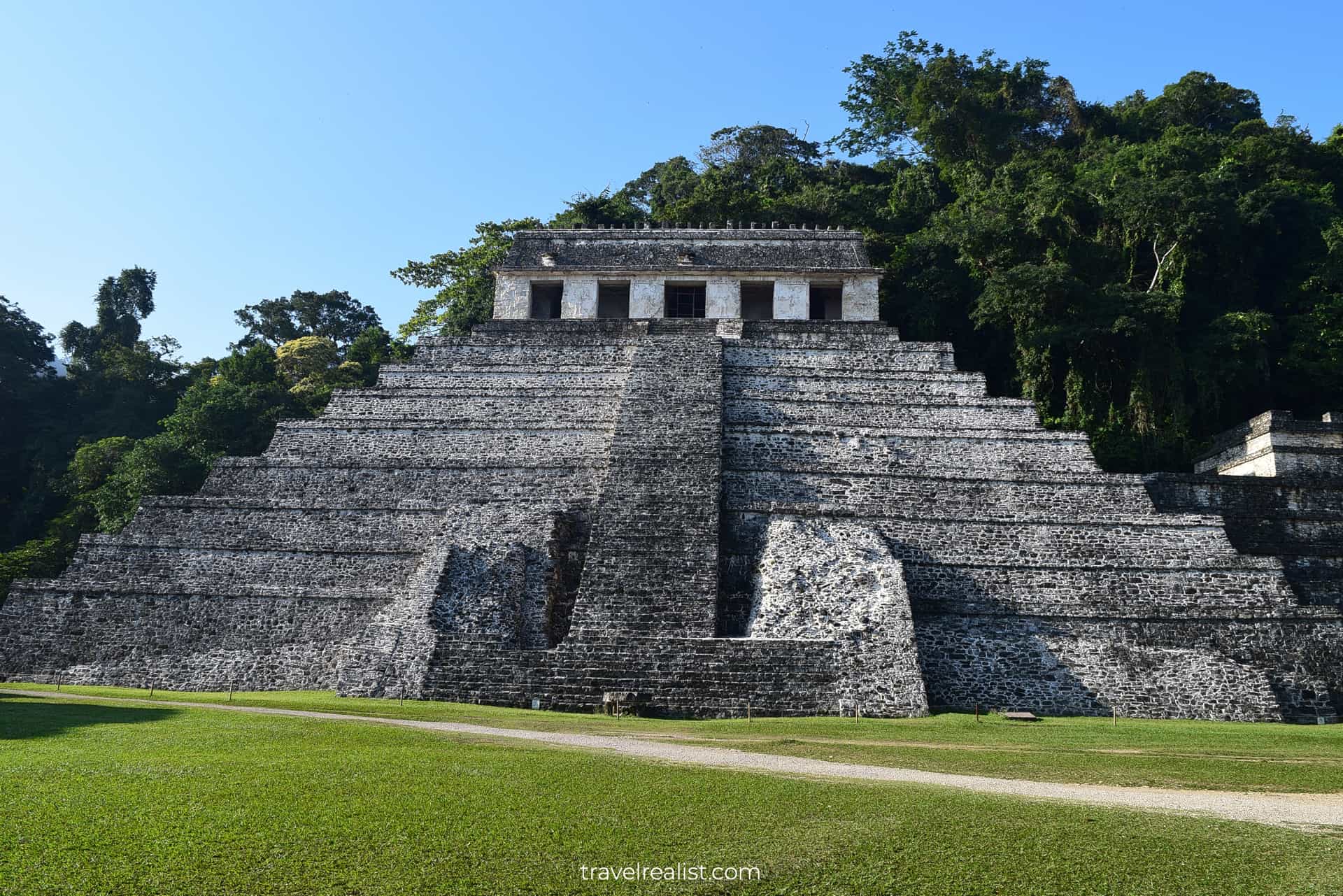 Temple of Inscriptions in Palenque, Mexico