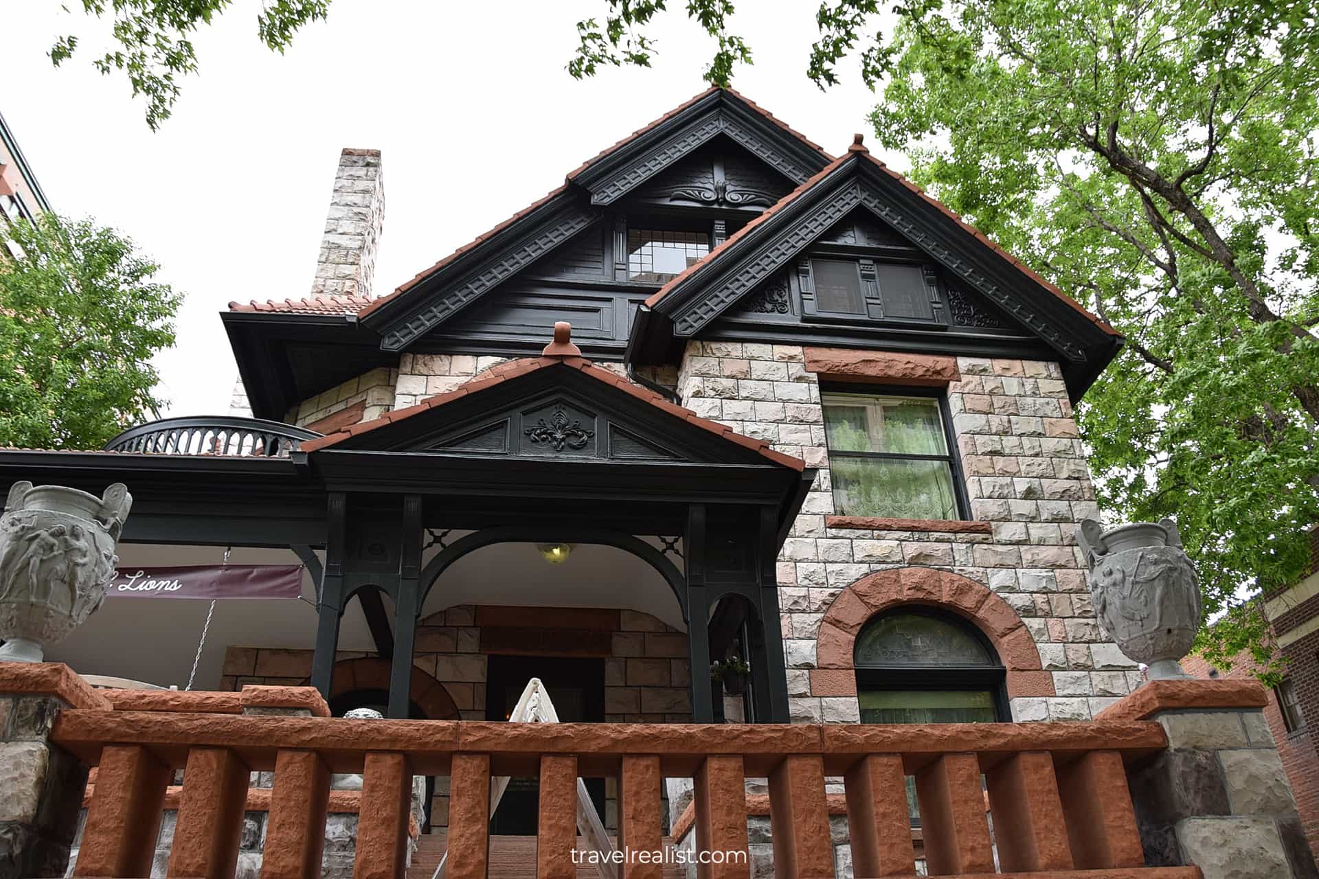 View of Molly Brown House Museum in Denver, Colorado, US