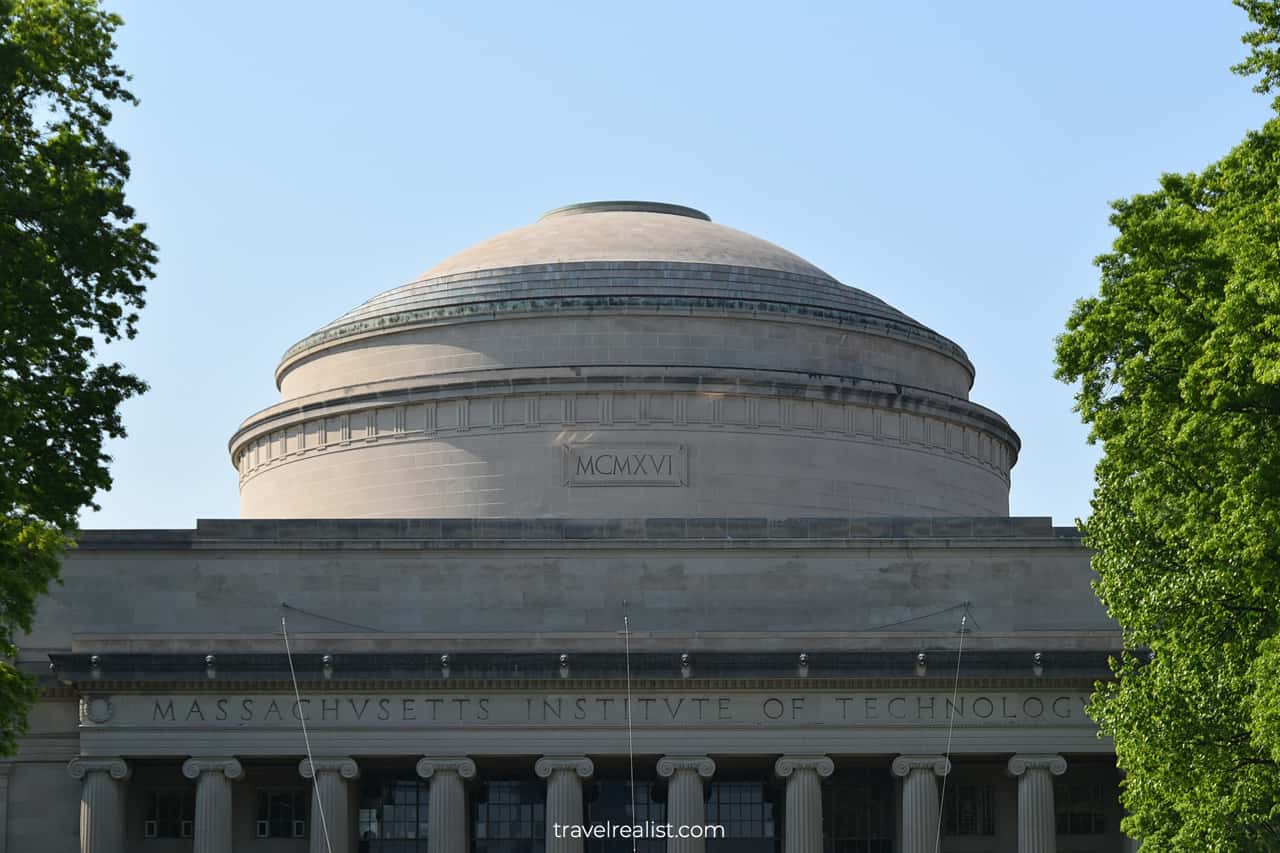 Great Dome on MIT Campus in Cambridge, Massachusetts, US