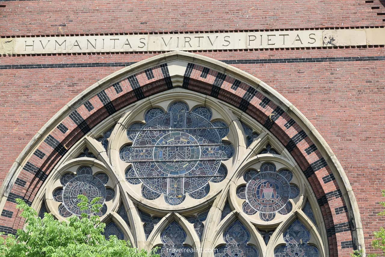 Annenberg Hall in Harvard University in Cambridge, Massachusetts, US