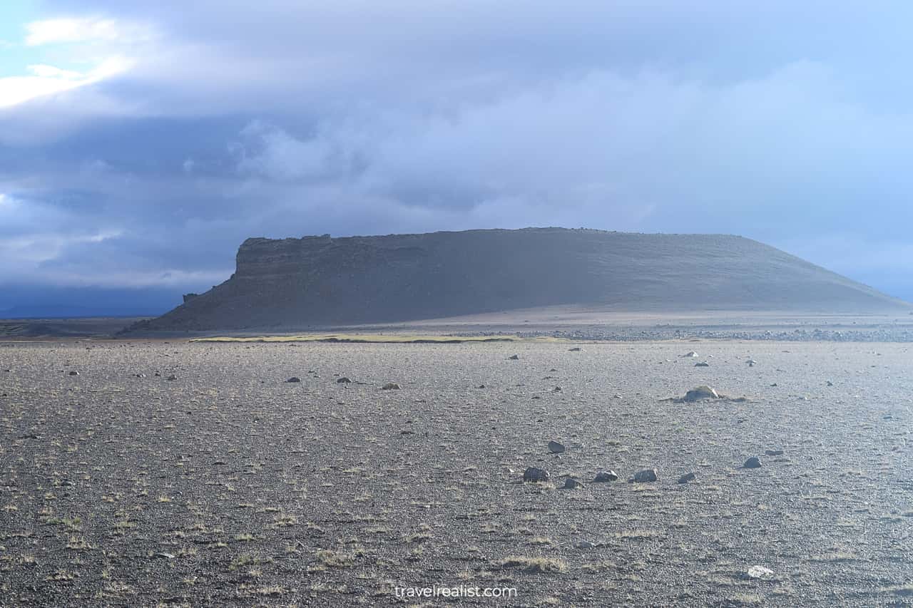 Volcanic landscapes in East Iceland
