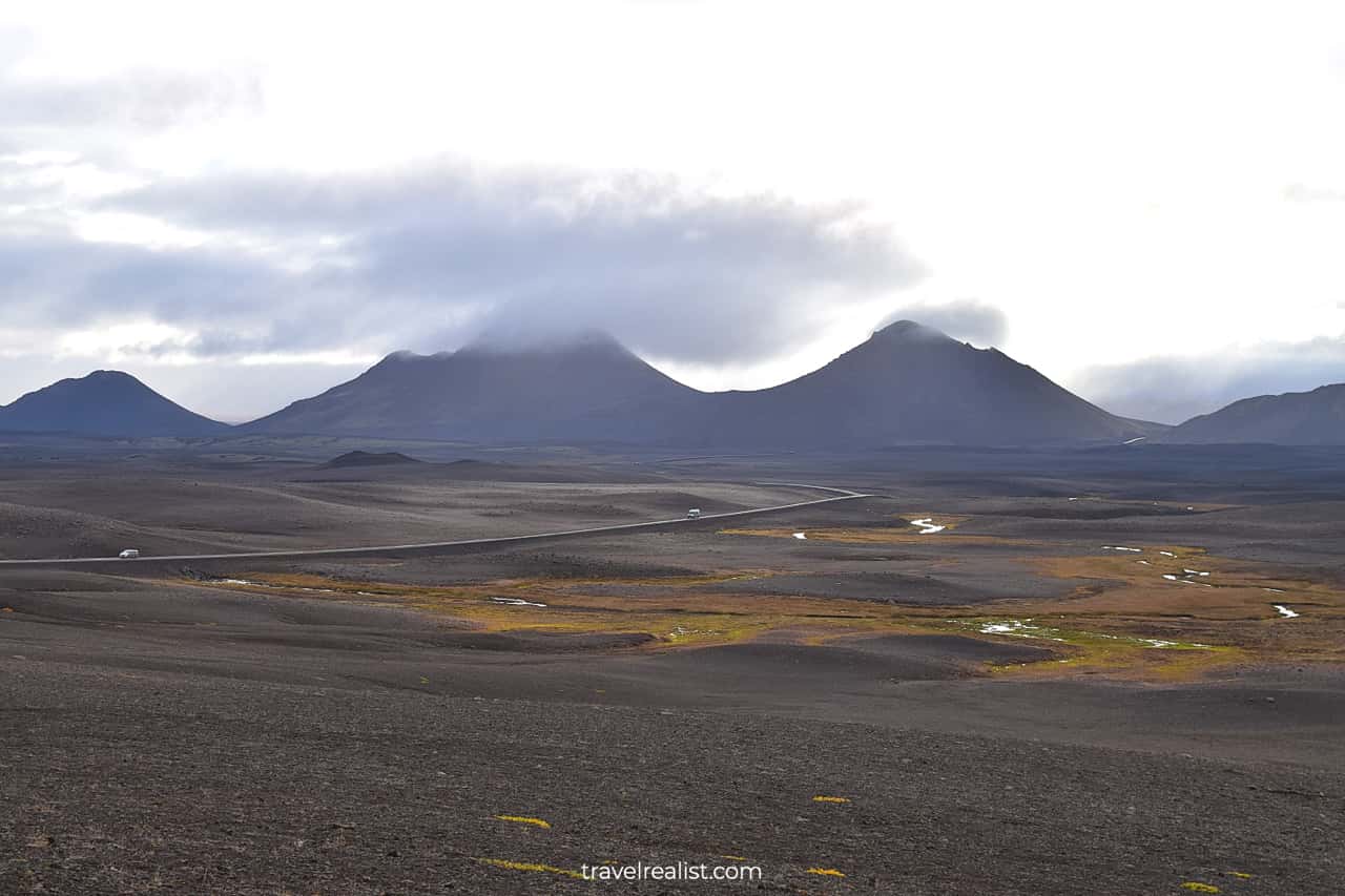 Volcanic ridge in East Iceland