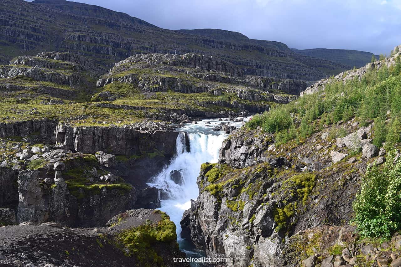 Nykurhylsfoss waterfall in East Iceland