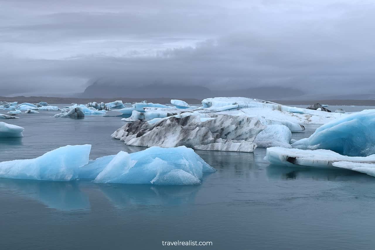 Icebergs at Jokulsarlon in South Iceland