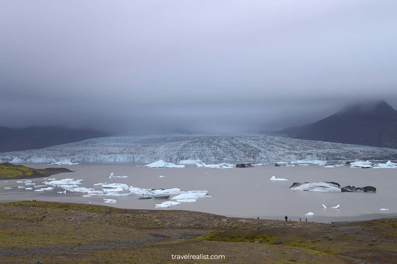 Fjallsarlon glacier lagoon in South Iceland