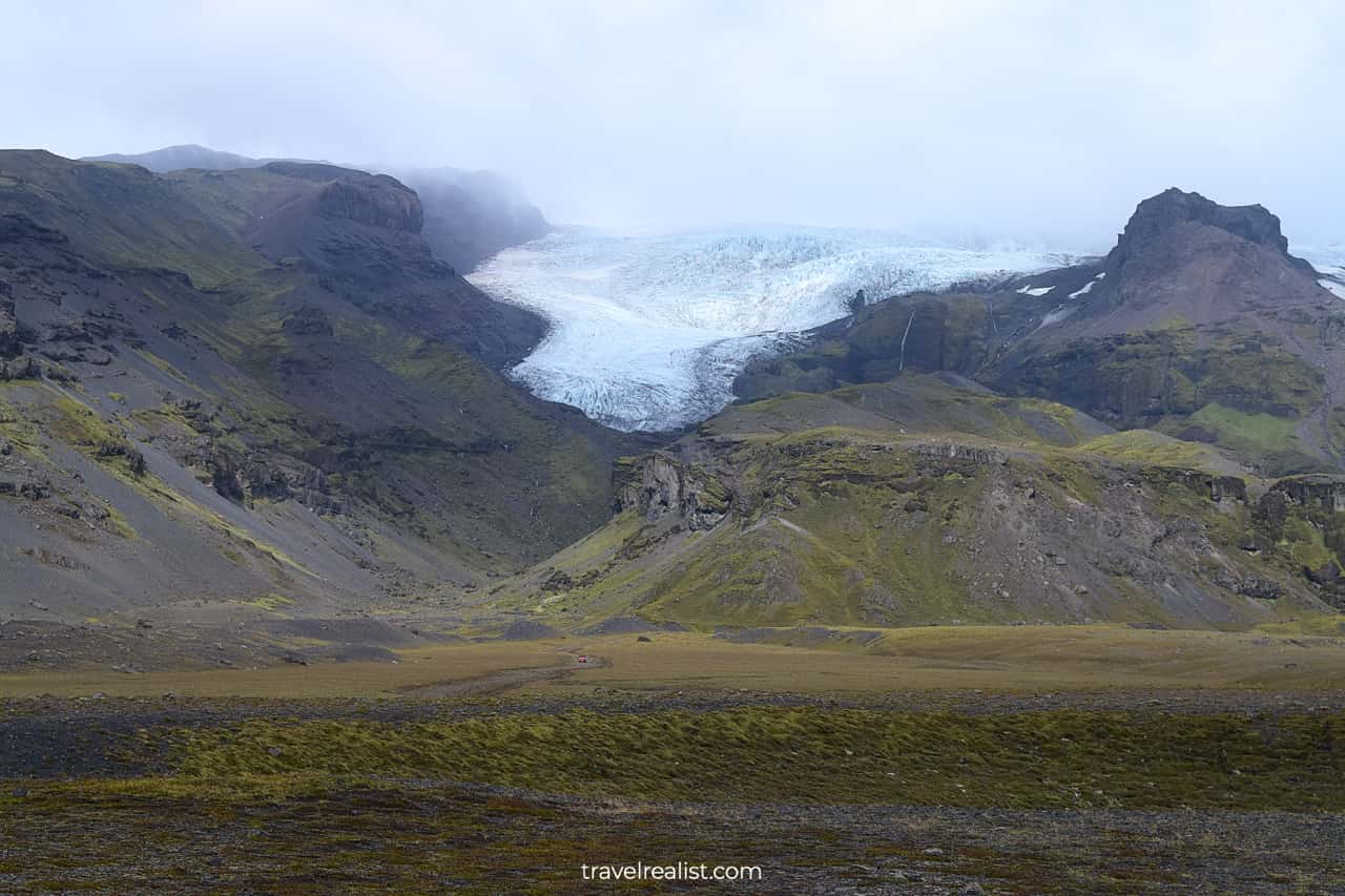 Glacier at Vatnajökull National Park in East Iceland