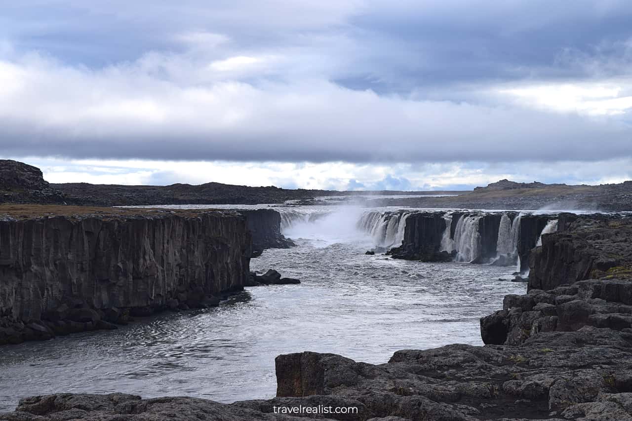 Selfoss waterfall in Northern Iceland