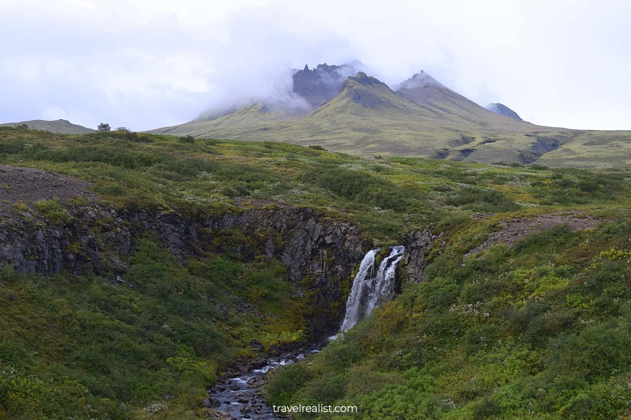Eystragil valley in Skaftafell National Park in Iceland