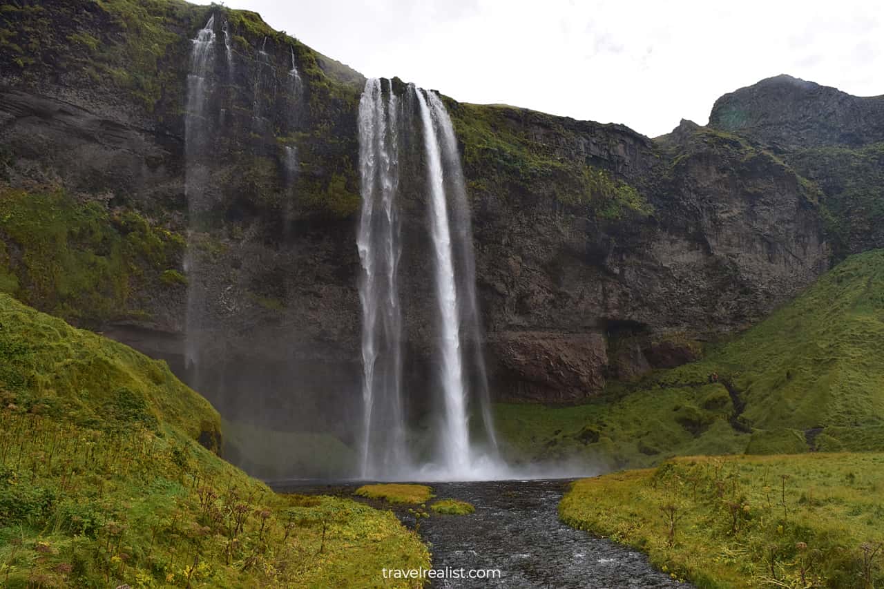 Seljalandsfoss waterfall in South Iceland