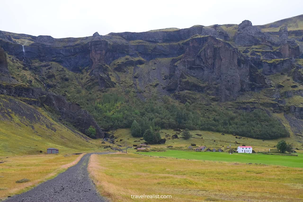 Mountains near Ring Road in South Iceland