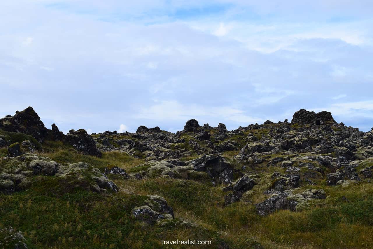 Remnants of fishing sheds in Snaefellsjokull National Park in Western Region, Iceland