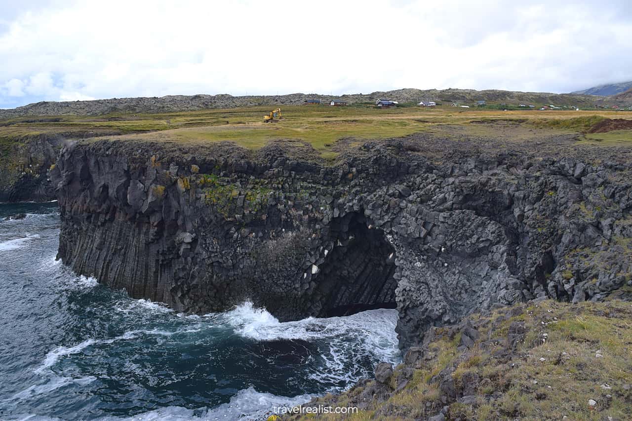 Gatklettur in Snaefellsjokull National Park in Western Region, Iceland