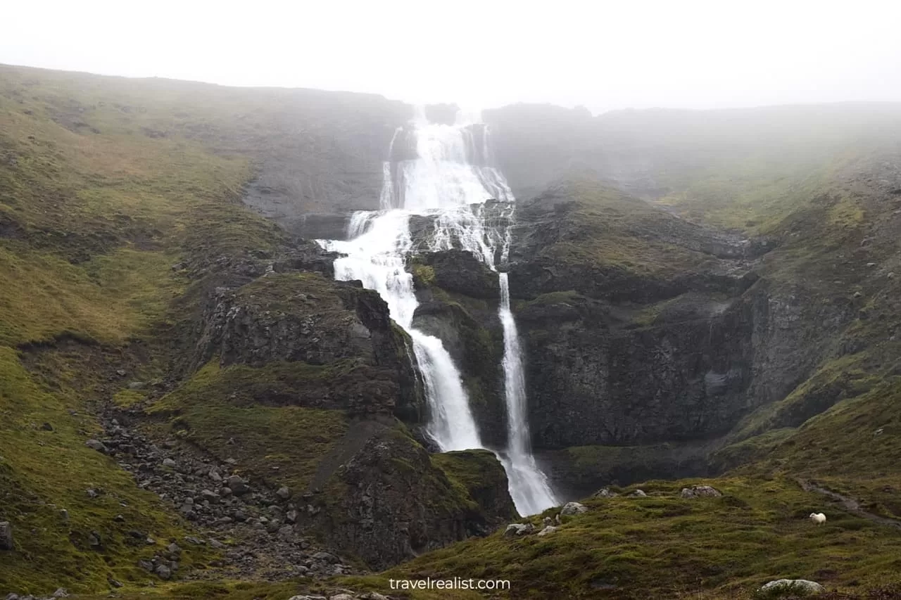 Rjukandi Waterfall in East Iceland