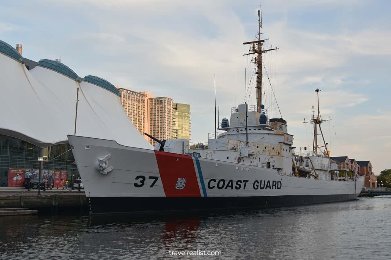 USCGC Taney WHEC-37 views in Baltimore Historic Ships in Maryland