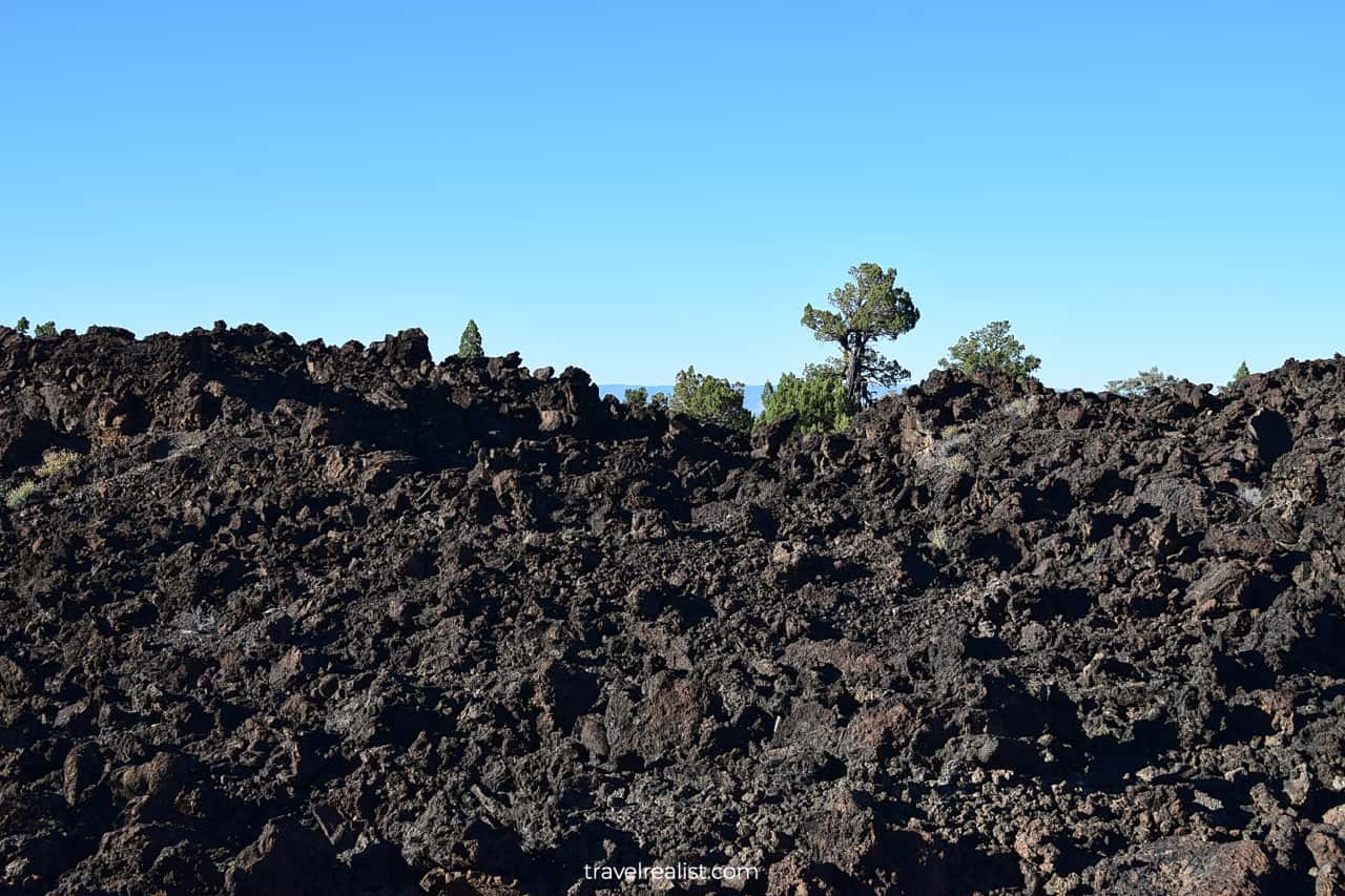 Schonchin Flow in Lava Beds National Monument, California, US