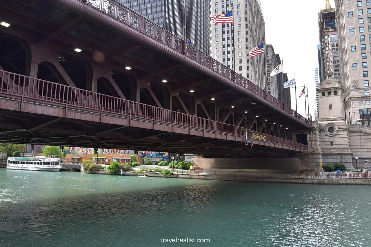 DuSable Bridge in Chicago, Illinois, US